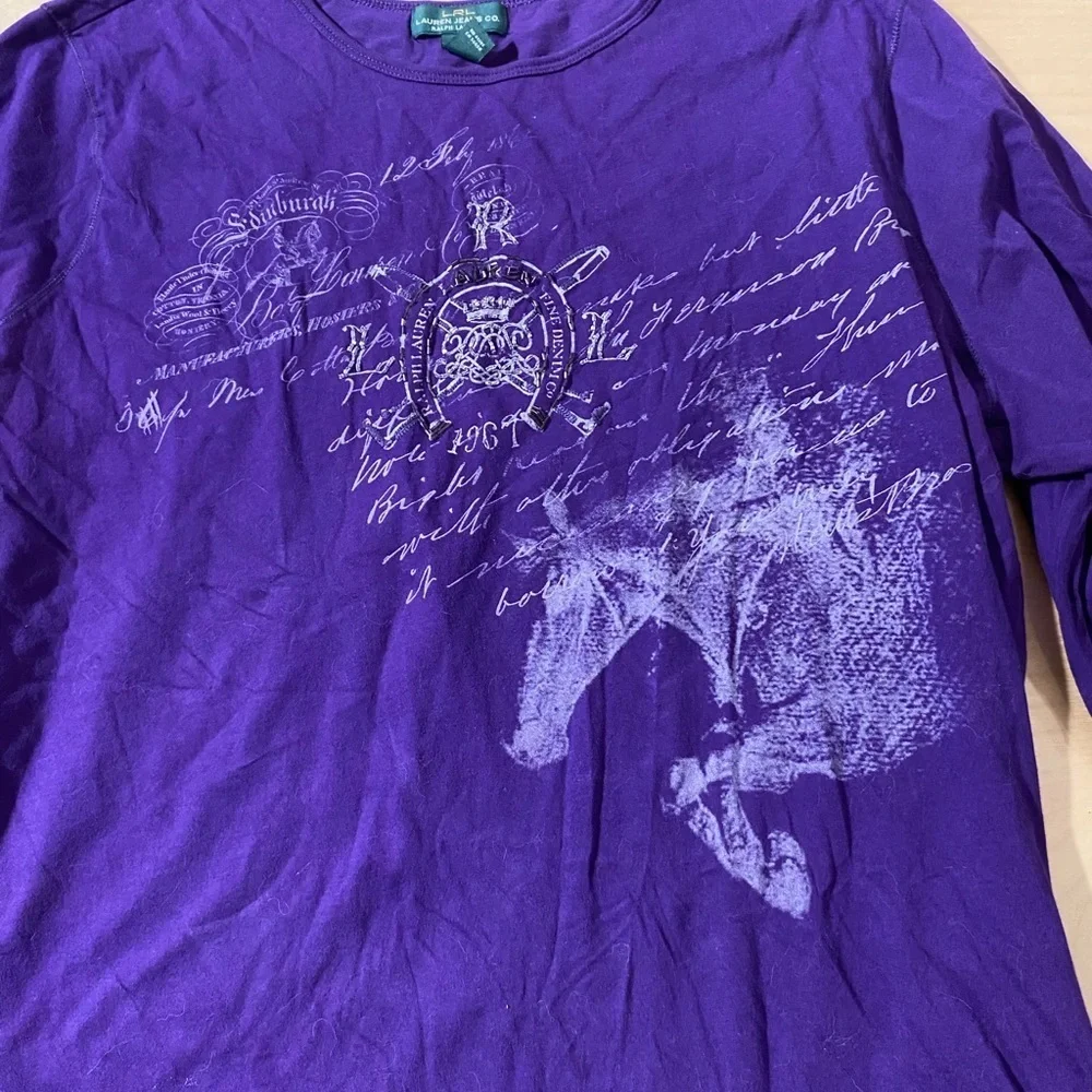 Ralph Lauren vibrant purple